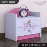 Nočna omarica Happy babies Princ in princesa na belem konju 33 SZN1